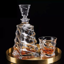 Bộ bình rượu Bohemia 750ml kèm 6 Ly 300ml