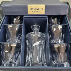 Bộ bình rượu Bohemia 900ml kèm 6 Ly 230ml