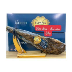 Đùi lợn muối Espana Jamon Iberico de cebo 50% (kèm dao thớt) lợn đen (7-8kg) (đùi sau)