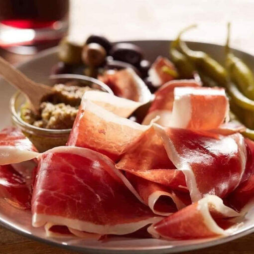 Đùi lợn muối Espana Jamon Iberico de cebo 50% (kèm dao thớt) lợn đen (7-8kg) (đùi sau)