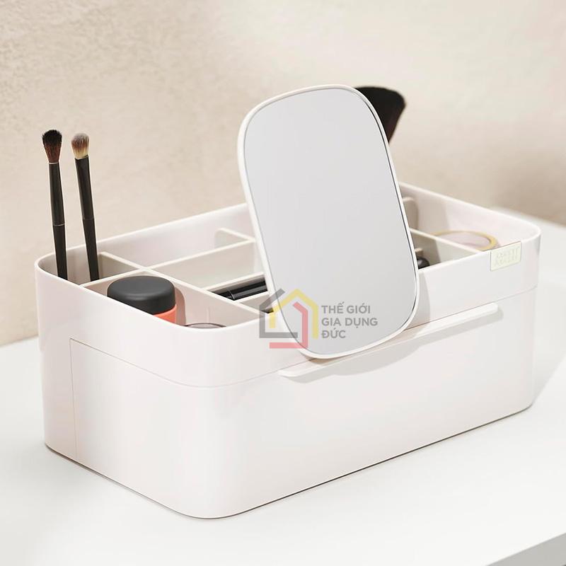 hop-chu-nhat-dung-do-trang-diem-kem-guong-joseph-joseph-viva-75005-2 Hộp chữ nhật đựng đồ trang điểm kèm gương Joseph Joseph Viva 75005