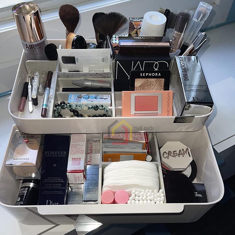 hop-chu-nhat-dung-do-trang-diem-kem-guong-joseph-joseph-viva-75005-8 Hộp chữ nhật đựng đồ trang điểm kèm gương Joseph Joseph Viva 75005