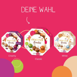 Kẹo Socola Merci Lovelies (Hộp lục giác 185g)