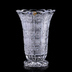 Lọ hoa pha lê mài Bohemia 35,5cm