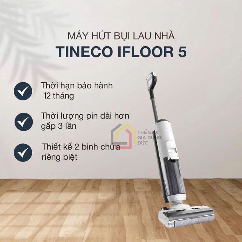 may-hut-bui-lau-san-chuyen-dung-tineco-ifloor-5 (10) Máy hút bụi, lau sàn chuyên dụng Tineco Ifloor 5