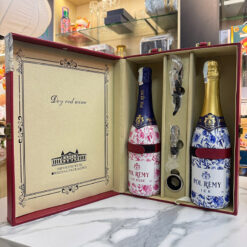 Set 2 chai vang sủi Sparkling Pol Remy Ice hộp da