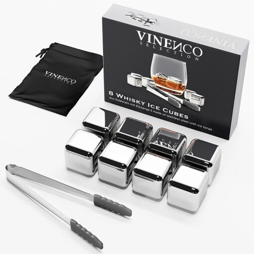 Set 8 viên đá inox giữ lạnh Vinenco