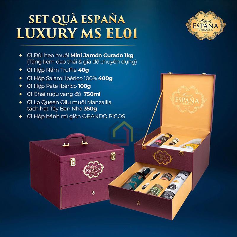 set-qua-espana-luxury-ms-el01-lon-trang Set quà España Luxury MS EL01 (lợn trắng)