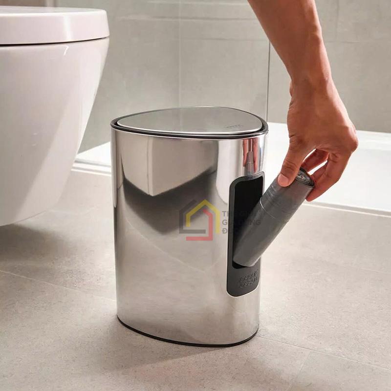 thung-rac-co-ban-dap-joseph-joseph-70596-easystore-luxe-5l-mau-inox7 Thùng rác có bàn đạp Joseph Joseph 70596 EasyStore Luxe 5L màu inox