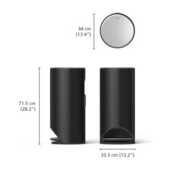 Thùng rác có bàn đạp Joseph Joseph 30149 Arc™ 30L