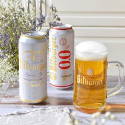 Bia tươi Đức Bitburger (xách 8 lon) - 0 độ, có độ hoặc mix