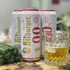 Bia tươi Đức Bitburger (xách 8 lon) - 0 độ, có độ hoặc mix