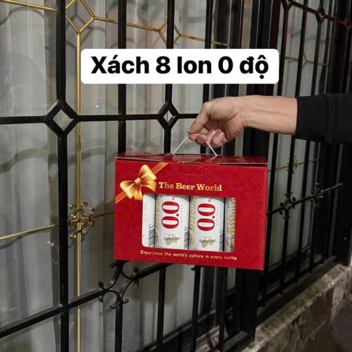 Bia tươi Đức Bitburger (xách 8 lon) - 0 độ, có độ hoặc mix