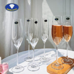 Bộ Ly Champagne Columba - Crystal Bohemia 260ml