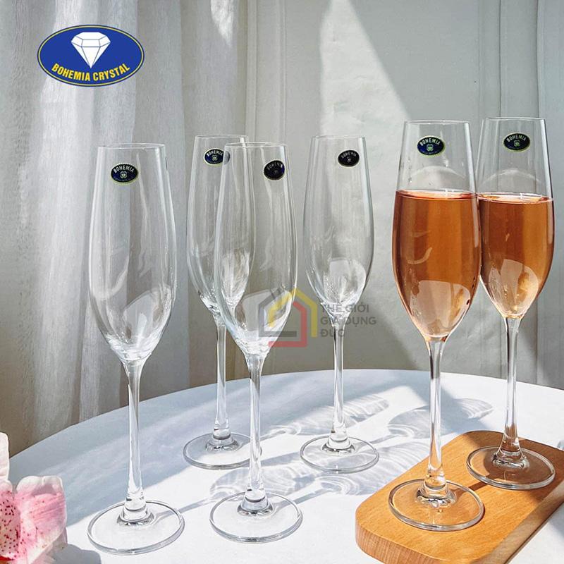 bo-ly-champagne-columba-crystal-bohemia-260ml3 Bộ Ly Champagne Columba - Crystal Bohemia 260ml