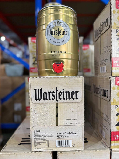 Bom bia tươi Warsteiner 5L