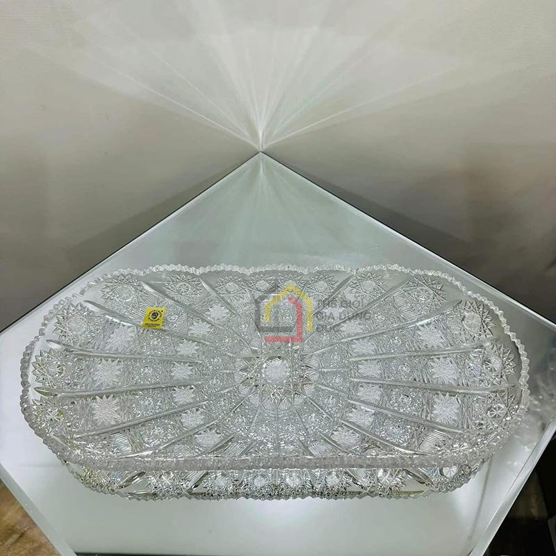 dia-bau-duc-pha-le-mai-m57-bohemia-34-x-155cm3 Đĩa bầu dục pha lê mài M57 Bohemia (34 x 15,5cm)