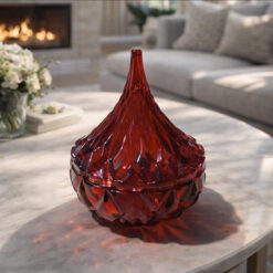 Set 3 thố mứt thủy tinh pha lê Irris Hershey Kiss