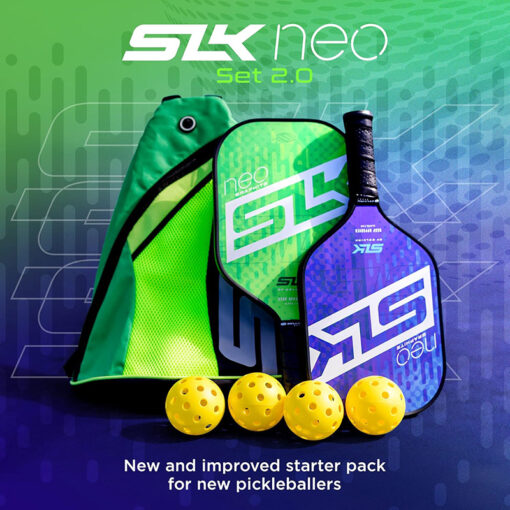 Set vợt Pickleball 2024 SLK Neo By Selkirk (2 vợt, 1 túi đựng, 4 bóng)