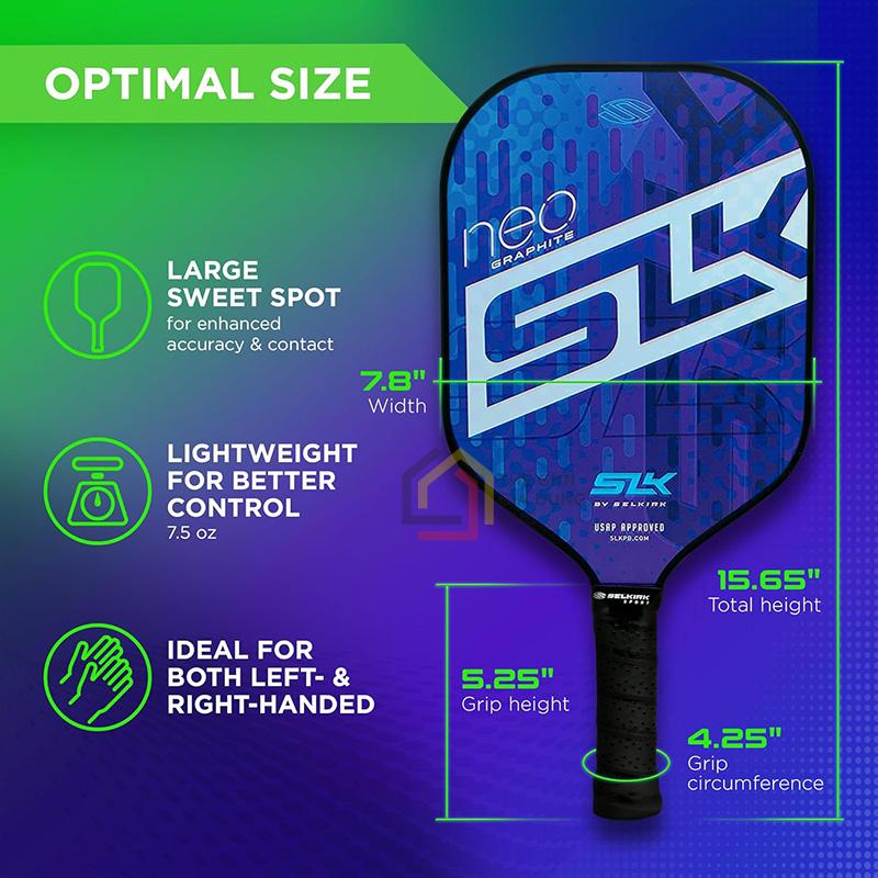 set-vot-pickleball-2024-slk-neo-by-selkirk3 Set vợt Pickleball 2024 SLK Neo By Selkirk (2 vợt, 1 túi đựng, 4 bóng)