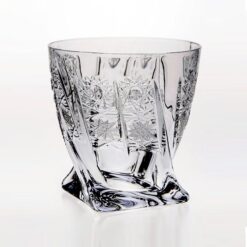 Bộ bình + 6 cốc pha lê mài Bohemia (1 bình 770ml + 6 cốc 340ml)