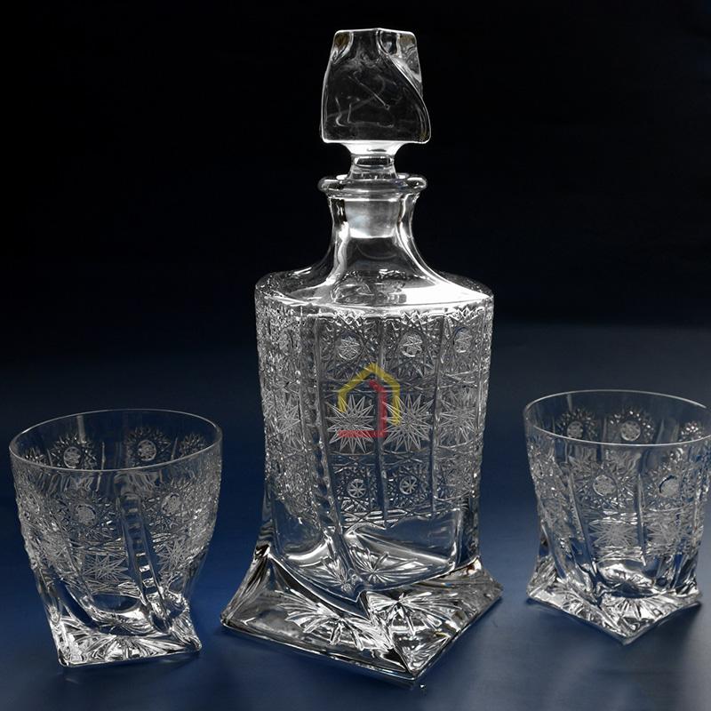 bo-binh-6-coc-pha-le-mai-bohemia-1-binh-770ml-6-coc-340ml (4) Bộ bình + 6 cốc pha lê mài Bohemia (1 bình 770ml + 6 cốc 340ml)