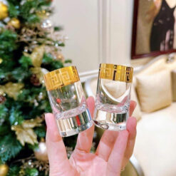 Bộ Bình Rượu Pha Lê Mạ Vàng 24K (1 bình 500ml + 6 ly 45ml)