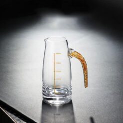 Bộ chén rượu pha lê mắt trâu vàng 24K (gồm 1 bình 300ml+6 ly 40ml)