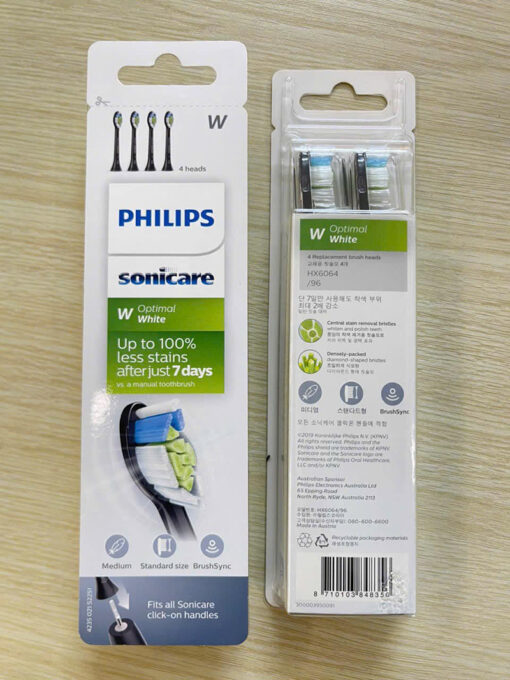 Đầu bàn chải Sonic W4 Philips HX6064/96 (set 4 cái)