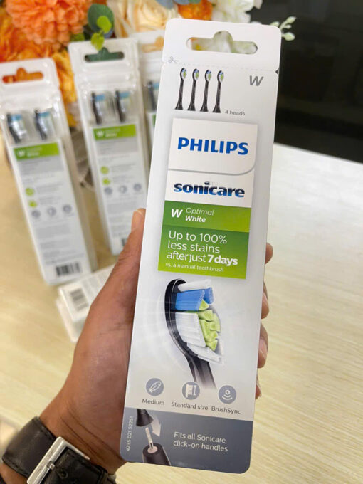 Đầu bàn chải Sonic W4 Philips HX6064/96 (set 4 cái)