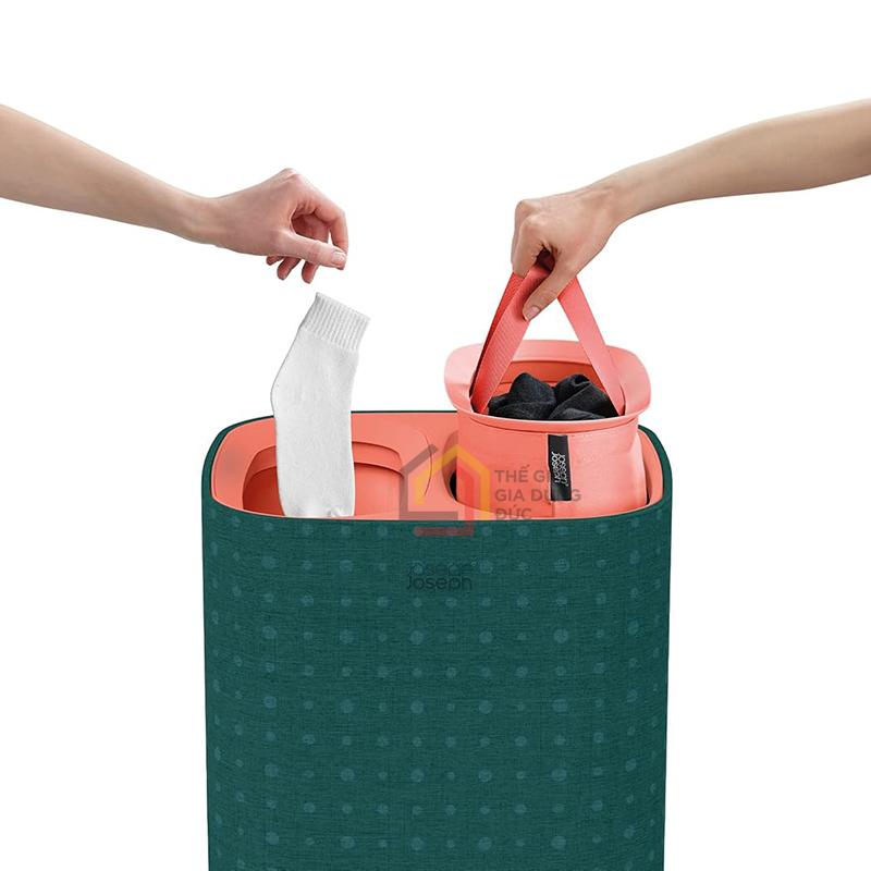 gio-dung-quan-ao-2-ngan-co-quai-xach-joseph-joseph-50022-2 Giỏ đựng quần áo 2 ngăn có quai xách Joseph Joseph 50022