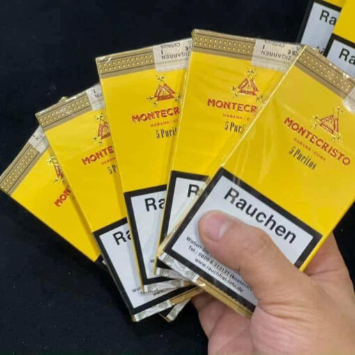 Hộp 5 Điếu Cigar Montecristo Puritos