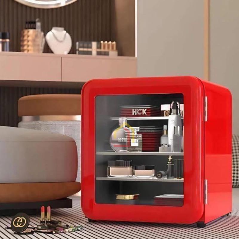 tu-lanh-dung-my-pham-va-do-uong-hck-48l-mau-kem (4) Tủ lạnh đựng mỹ phẩm và đồ uống HCK 48L