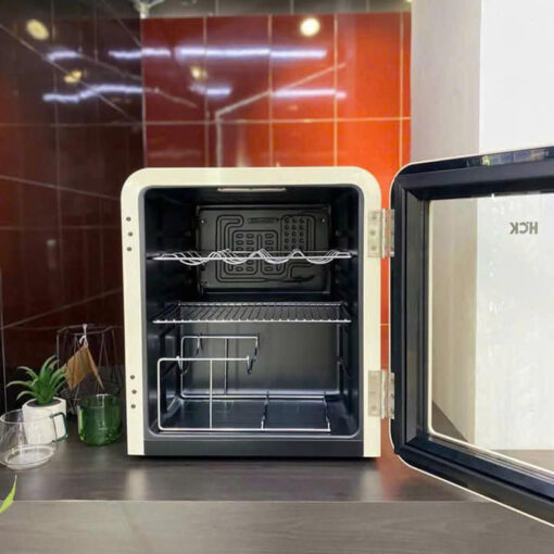 Tủ lạnh đựng mỹ phẩm và đồ uống HCK 48L màu kem