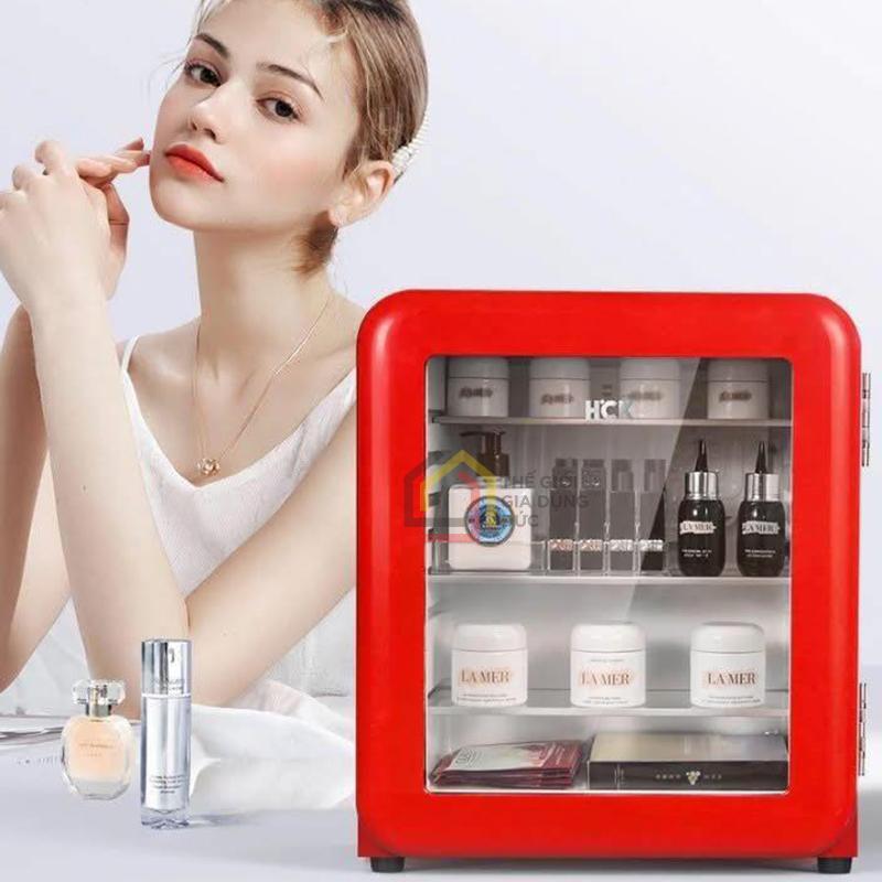 tu-lanh-dung-my-pham-va-do-uong-hck-48l2 Tủ lạnh đựng mỹ phẩm và đồ uống HCK 48L