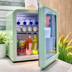 Tủ lạnh mỹ phẩm và đồ uống HCK 48L (màu xanh mint)