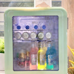 Tủ lạnh mỹ phẩm và đồ uống HCK 48L (màu xanh mint)