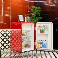 Tủ lạnh Retro HCK 107L (Đỏ)