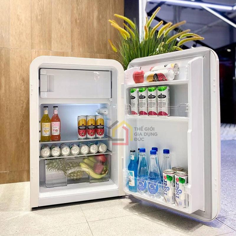 tu-lanh-retro-hck-107l-trang3 Tủ lạnh Retro HCK Le Petit Prince (Trắng) 107L