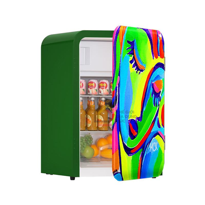 tu-lanh-retro-hck-sleepy-girl-xanh-107l4 Tủ lạnh Retro HCK Sleepy Girl (Xanh) 107L