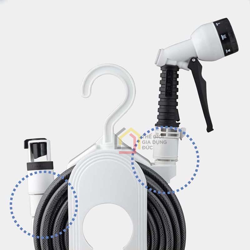 Cuộn vòi tưới 10m takagi Nhật Bản R110CG Bộ Cuộn Vòi Tưới Cây Treo Tường 10m Takagi - R110CG