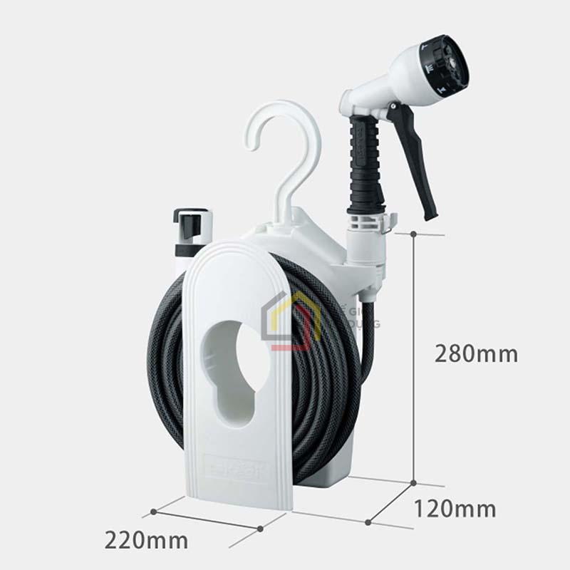 Cuộn vòi tưới 10m takagi Nhật Bản R110CG Bộ Cuộn Vòi Tưới Cây Treo Tường 10m Takagi - R110CG
