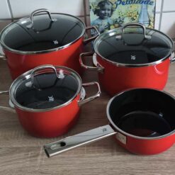 Bộ nồi WMF Fusiontec Essential Pro 4 món (3 nồi, 1 quánh)