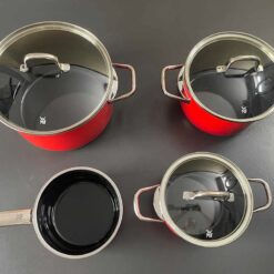 Bộ nồi WMF Fusiontec Essential Pro 4 món (3 nồi, 1 quánh)