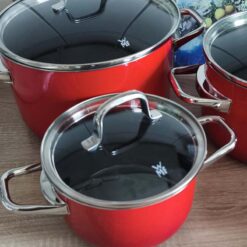 Bộ nồi WMF Fusiontec Essential Pro 4 món (3 nồi, 1 quánh)