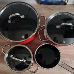 Bộ nồi WMF Fusiontec Essential Pro 4 món (3 nồi, 1 quánh)
