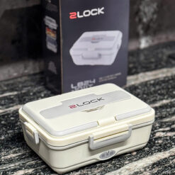 Hộp cơm cắm điện 3 ngăn inox 2Lock Korea