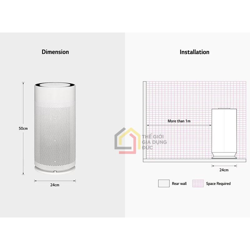 may-loc-khong-khi-lg-puricare-aerohit-as35ggw10 (2) Máy Lọc Không Khí LG Puricare AeroHit AS35GGW10