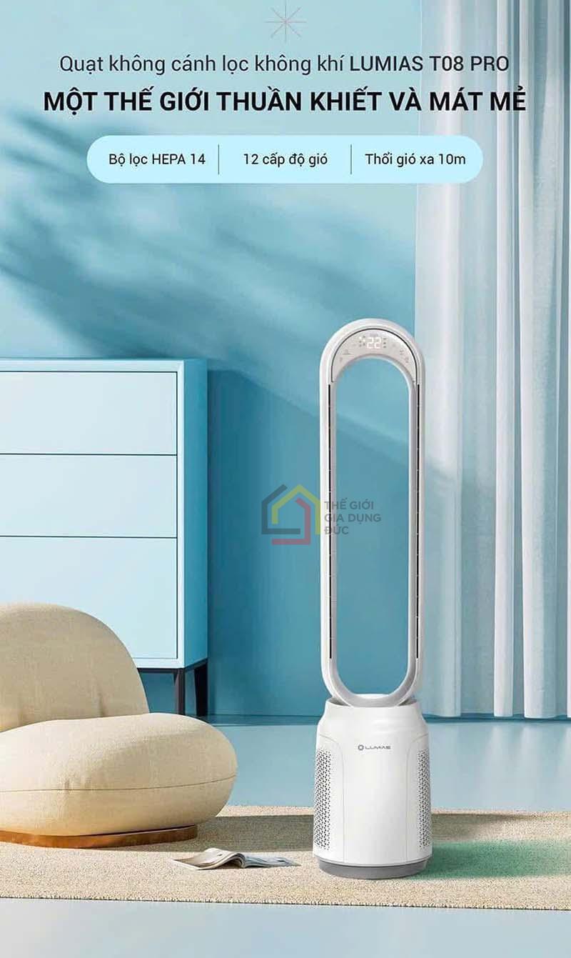 quat-khong-canh-kiem-loc-khong-khi-lumias-t08-pro1 Quạt không cánh kiêm lọc không khí Lumias T08 Pro