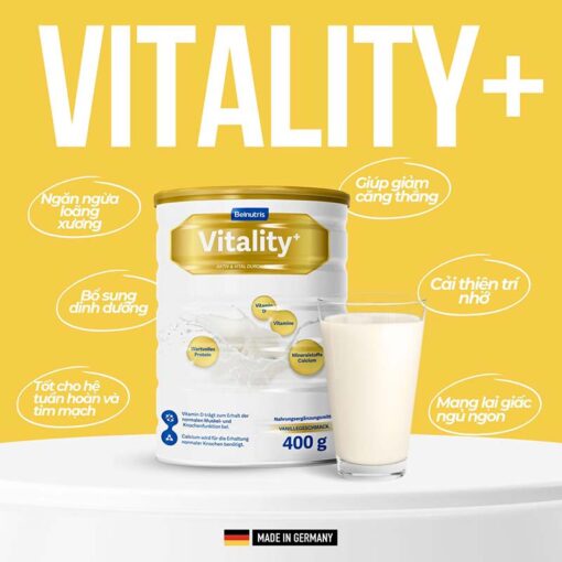 Sữa dinh dưỡng Vitality+ 400g (hộp)